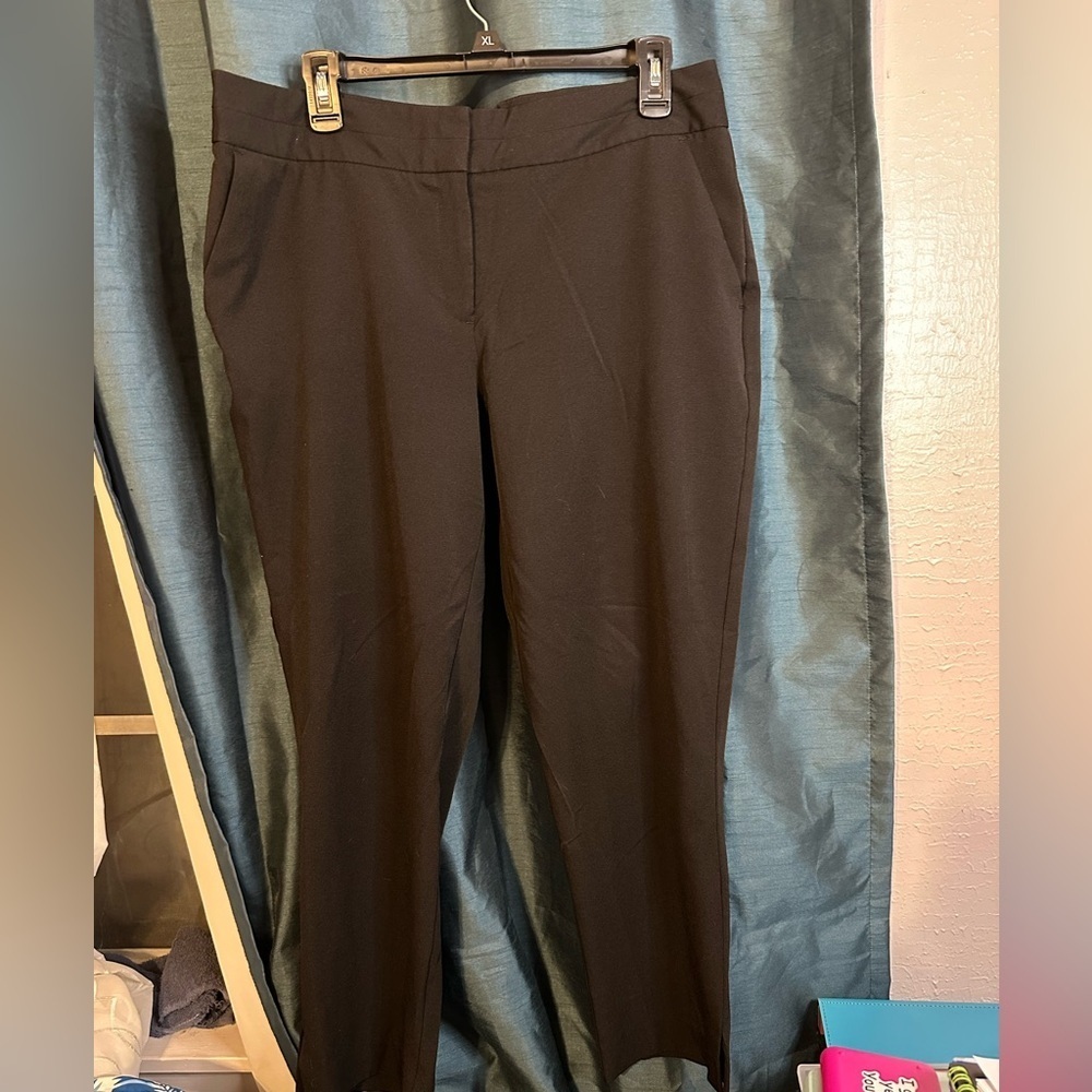 Worthington Elegant Black Women's Curvy Pants